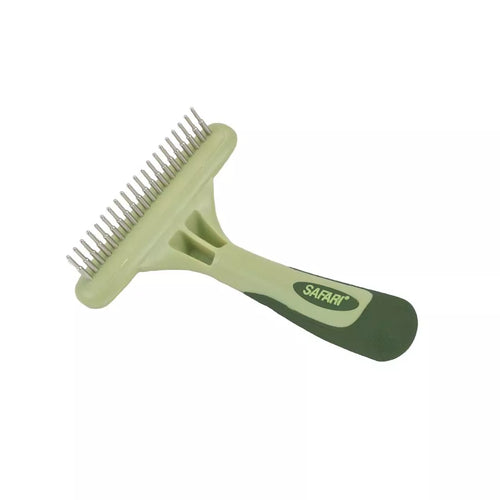 Coastal Pet Products Safari Dog Single Row Undercoat Rake with Rotating Pins