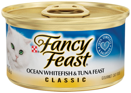 Fancy Feast Classic Ocean Whitefish and Tuna Canned Cat Food