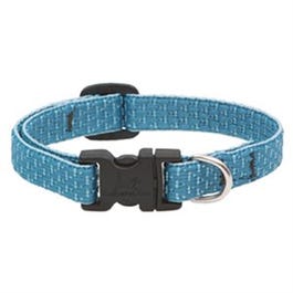 Eco Dog Collar, Adjustable, Tropical Sea, 1/2 x 8 to 12-In.