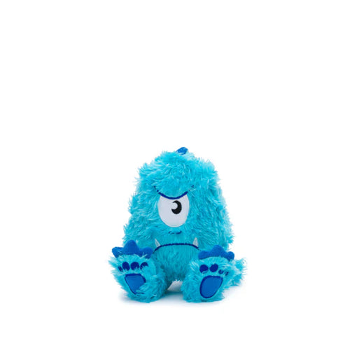 Fabdog Fluffy Small Blue Monster Dog Toy