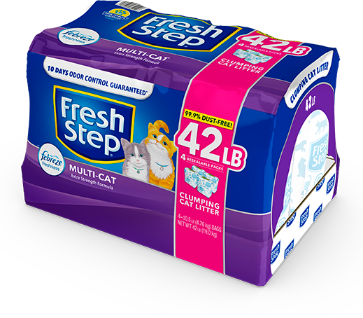 MULTI-CAT SCENTED LITTER WITH THE POWER OF FEBREZE