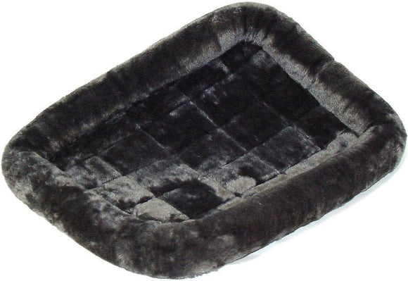 Midwest Quiet Time Gray Fleece Pet Bed