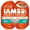 Iams Perfect Portions Healthy Adult Tuna Pate Wet Cat Food Tray