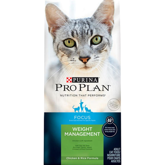 Purina Pro Plan Focus Weight Management Chicken & Rice Formula Adult Dry Cat Food