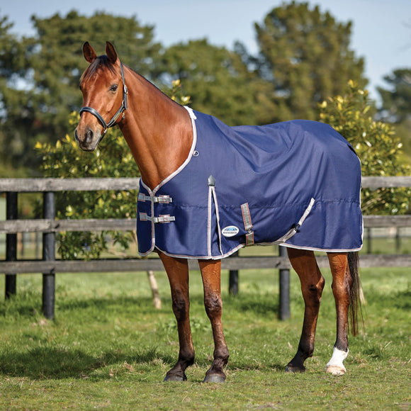 WEATHERBEETA COMFITEC ESSENTIAL STANDARD NECK LITE NAVY/SILVER/RED 72