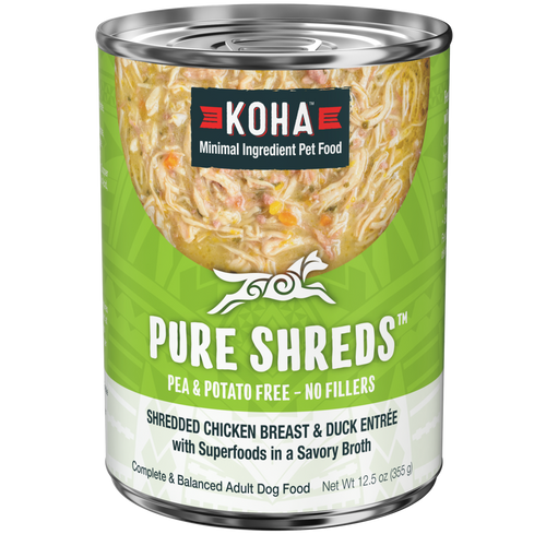 KOHA Dog GF Shredded Chicken Duck 12.5oz