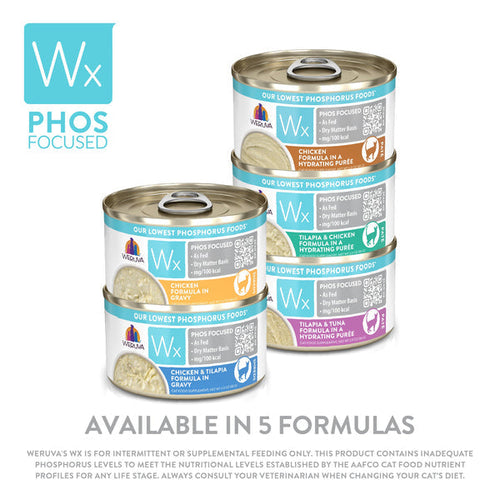 Weruva Wx Phos Focused Chicken Formula in Gravy Grain-Free Wet Cat Food