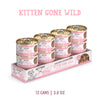 Weruva Kittens in the Kitchen Kitten Gone Wild Wild Salmon Recipe Au Jus