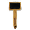 Bamboo Groom Slicker Brush with Stainless Steel Pins