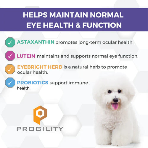 Nootie Progility Tear Stain Eye Support Soft Chew Supplement for Dogs