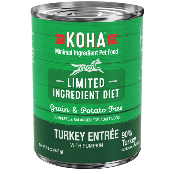 Koha Limited Ingredient Diet Turkey Entrée for Dogs