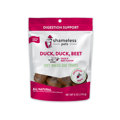 Shameless Pets Duck, Duck, Beet Soft Baked Dog Treats