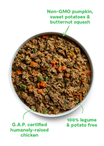 Open Farm Naughty or Nice Chicken & Brown Rice Gently Cooked Recipe Frozen Dog Food