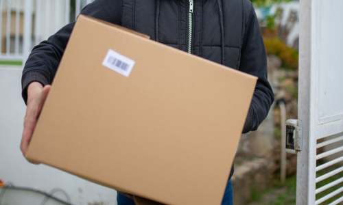 Man carrying a box