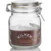 Kilner 34 Oz. Square Clip Top Glass Storage Jar