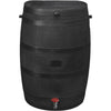 RTS Home Accents ECO 50 Gal. Black Recycled Polyethylene Rain Barrel