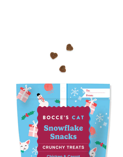 Bocce's Bakery Snowflake Snacks Crunchy Cat Treats