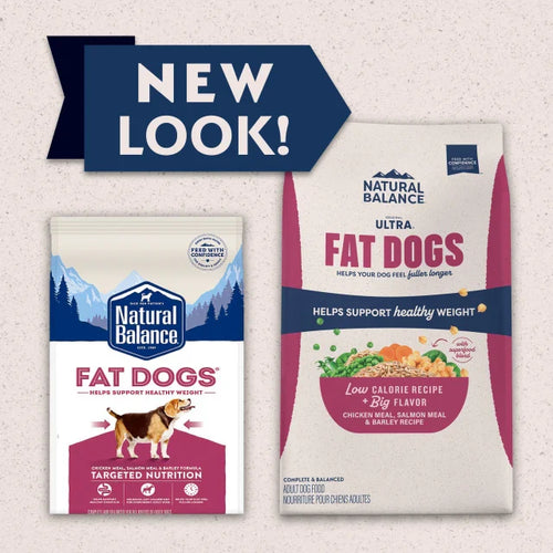 Natural Balance Fat Dogs Chicken Meal, Salmon Meal & Barley Recipe Dry Dog Food