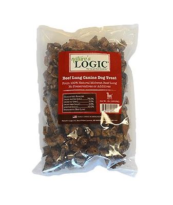 Nature's Logic Beef Lung Canine Dog Treat