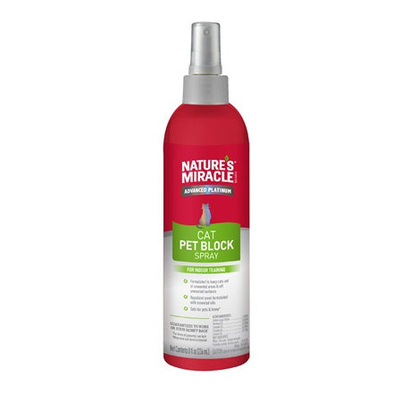 Nature’s Miracle Advanced Platinum Cat Pet Block Repellent Spray