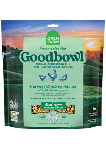 Open Farm Goodbowl™ Harvest Chicken Recipe Freeze Dried Raw Topper for Dogs