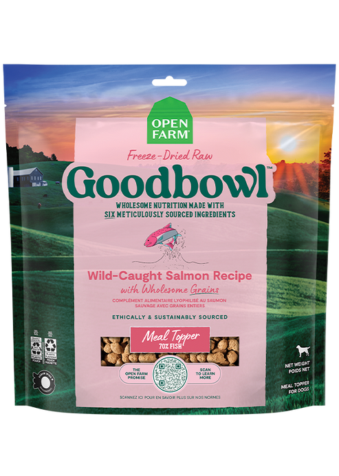 Open Farm Goodbowl™ Wild-Caught Salmon Freeze Dried Raw Topper for Dogs