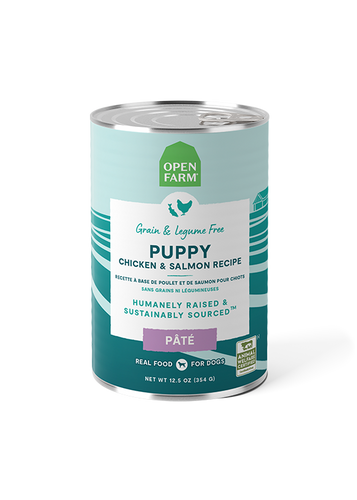 Open Farm Puppy Chicken & Salmon Pâté for Dogs