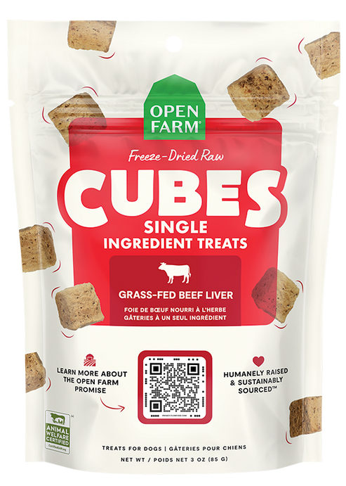 Open Farm Freeze Dried Raw Single Ingredient Beef Liver Treat