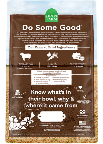 Open Farm Pasture-Raised Lamb Grain-Free Dry Dog Food