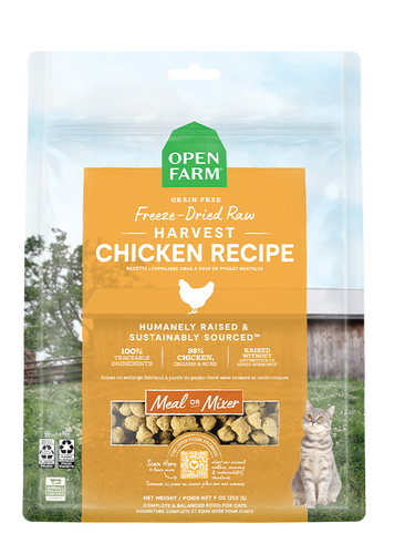 Open Farm Harvest Chicken Freeze Dried Raw Cat Food