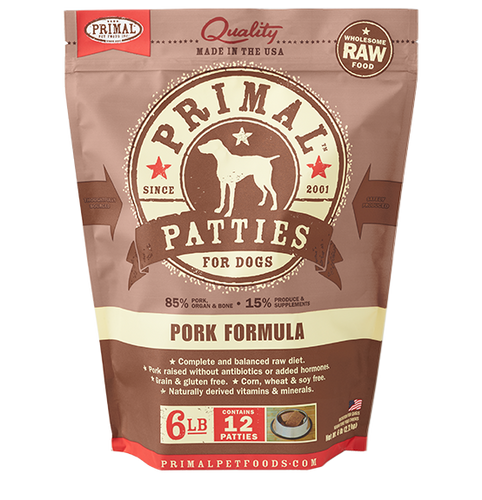 Primal Pet Foods Canine Raw Frozen Patties