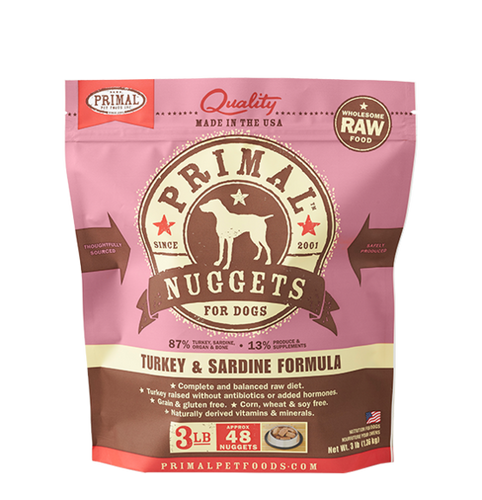 Primal Pet Foods Canine Raw Frozen Nuggets