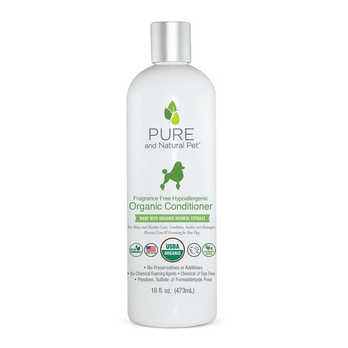 Pure and Natural Pet Fragrance Free Hypoallergenic Organic Conditioner