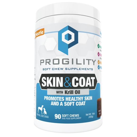 Nootie Progility Skin & Coat Soft Chew Supplement For Dogs