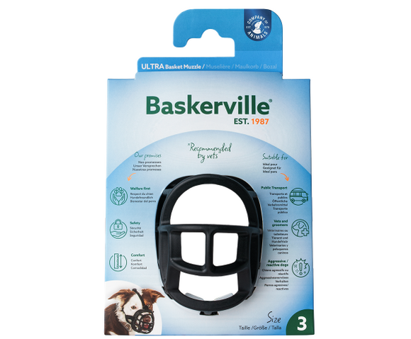 The Company of Animals Baskerville Ultra Muzzle for Dogs