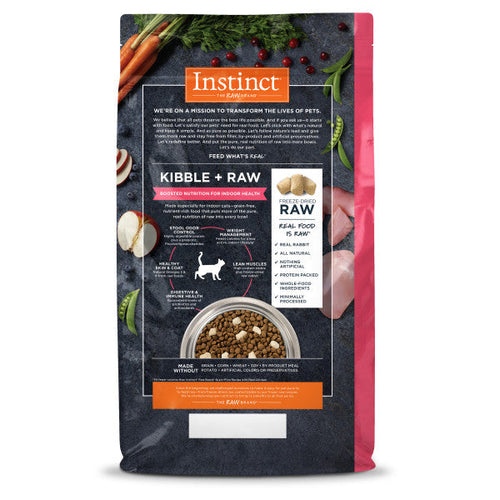 Nature's Variety Instinct Raw Boost Indoor Health Rabbit Recipe Dry Cat Food