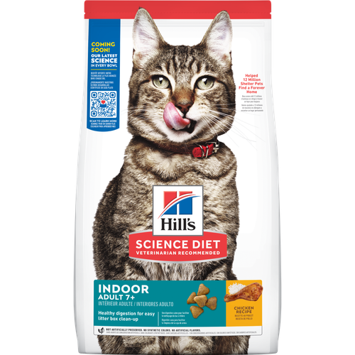 Hill's Science Diet Adult 7+ Indoor Chicken Recipe Cat Food