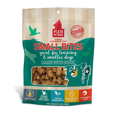 Plato Small Bites Duck Dog Treats