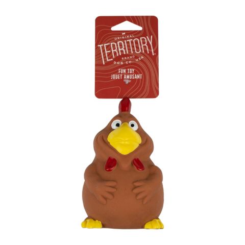 Territory Chicken Latex Squeaker Dog Toy