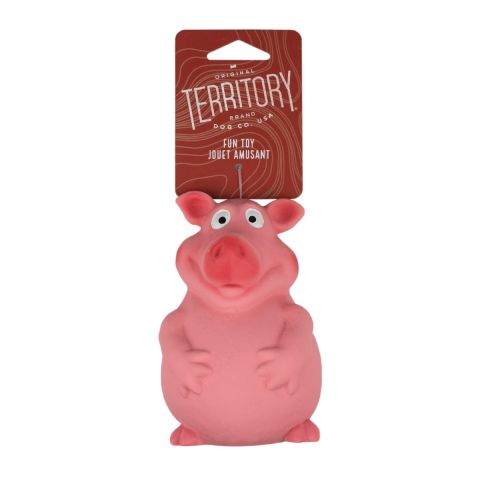 Territory Piggy Latex Squeaker Dog Toy