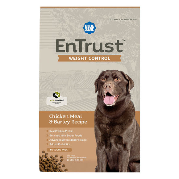 Blue Seal EnTrust Weight Control Chicken Meal & Barley Recipe