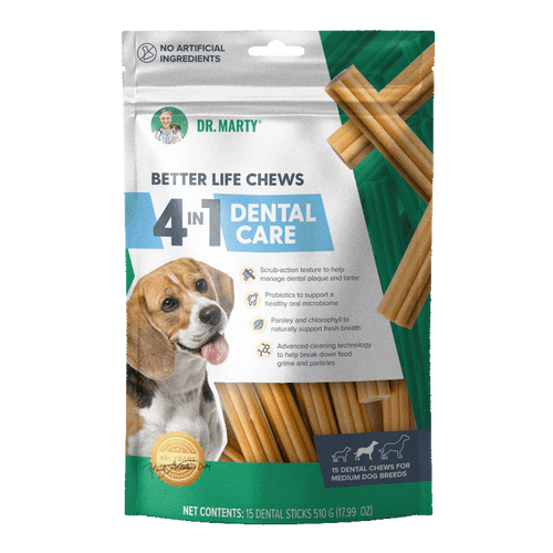 Dr. Marty 4-in-1 Dental Care Chew Sticks