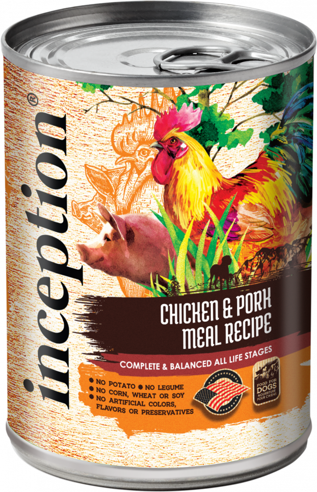 Inception Chicken & Pork Meal Recipe Canned Dog Food - West Lebanon, NH ...