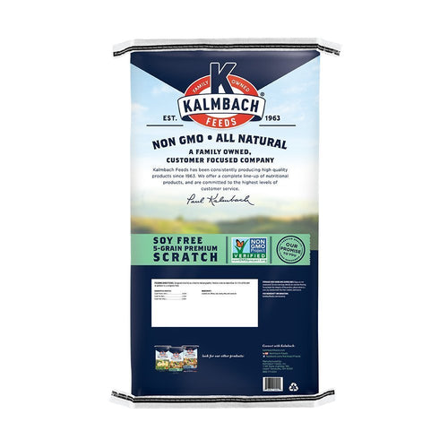 Kalmbach Feeds Soy-Free 5-Grain Premium Scratch (Non-GMO)