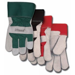 Suede Leather Palm Glove, Lined, Men's Medium