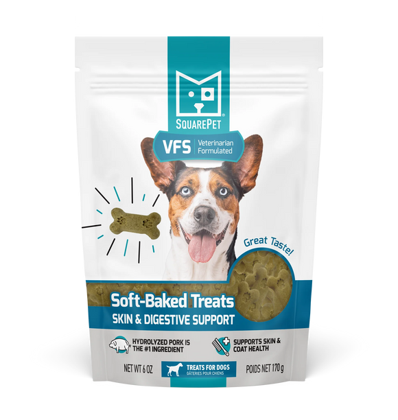 SquarePet VFS® Skin & Digestive Support Soft-Baked Treats For Dogs