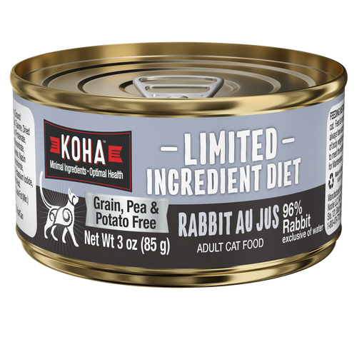 Koha Limited Ingredient Diet Rabbit Au Jus for Cats