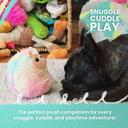 Snugarooz Snugarooz Mac & Cheese Plush Dog Toy