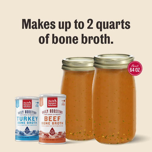 The Honest Kitchen Instant Beef Bone Broth with Turmeric