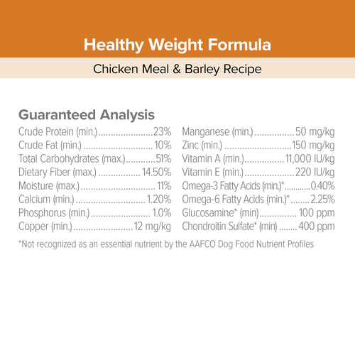 Kent Blue Seal EnTrust® Healthy Weight Chicken Meal & Barley Recipe Dog Food